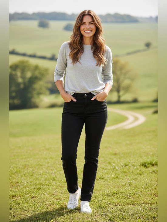 Polo Ralph Lauren Denim - Polo by Ralph Lauren Black Straight-Leg Women's Jeans